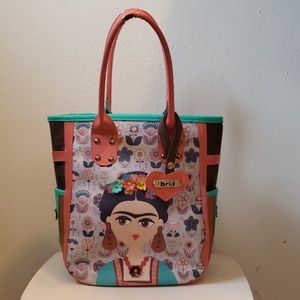 Frida Kahlo Faux Leather Bag